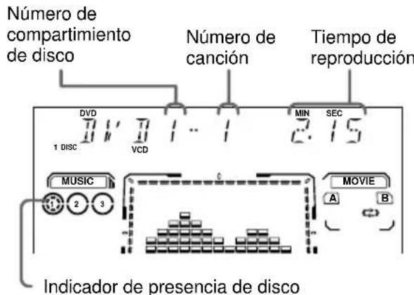 SONY MHCDP1000D - Cuando reproduzca un discoVIDEO CD o CD - 1