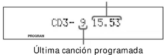 SONY MHCNX1 - Programación de canciones de discos compactos - 3