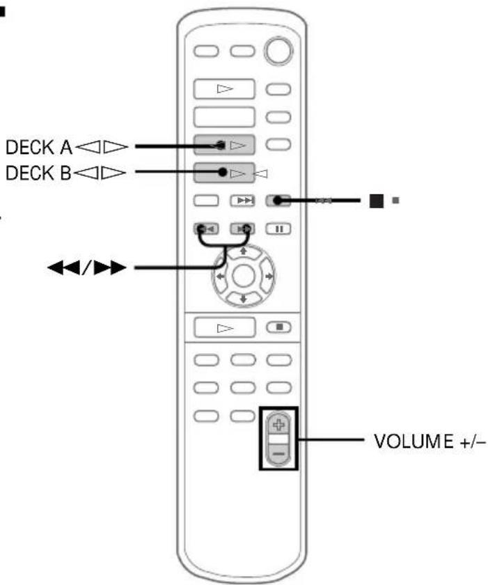 SONY MHCNX1 - Lecture d'une cassette - 2