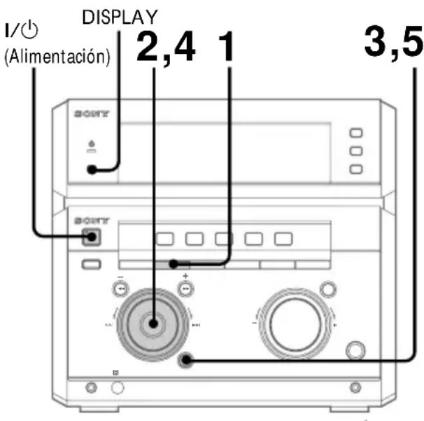 SONY MHCNX1 - Localization de una emisora por el tipo de programa (PTY) - 1