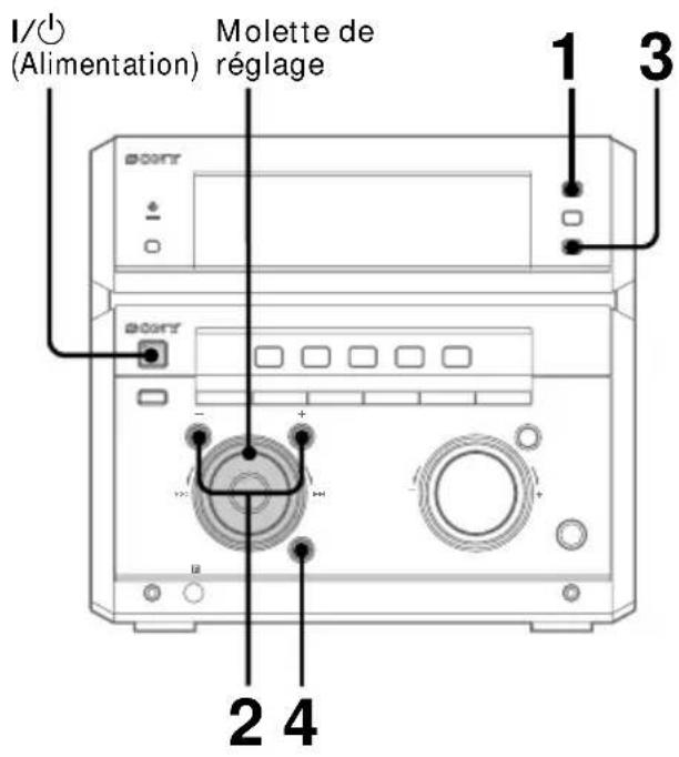 SONY MHCNX1 - Etape 3: PréRéglage de stations radio - 1