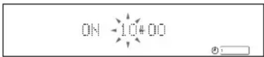 SONY MHCNX1 - Appuyez sur CLOCK/TIMER. "SET (DAILY 1)" apparait. - 1