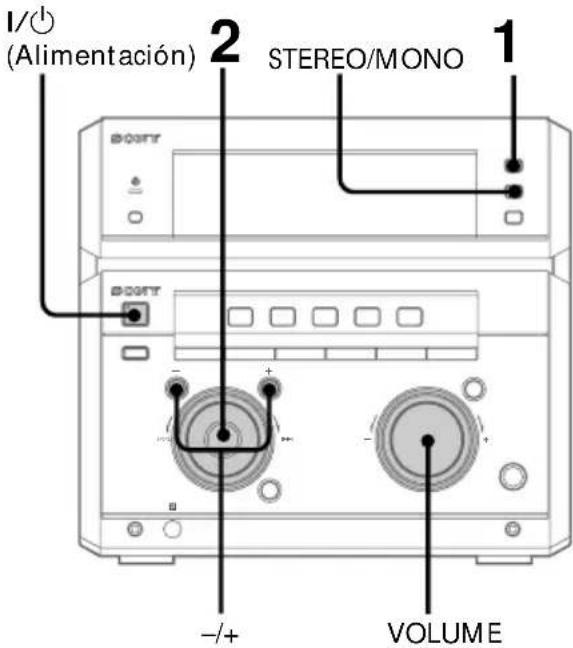 SONY MHCNX1 - — Sintonía memorizada - 1