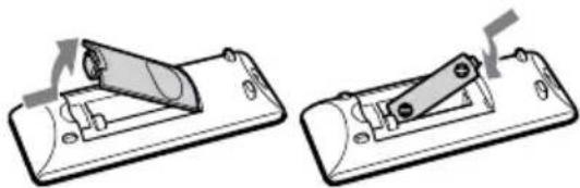 SONY MHCEC619iP - Batterijenplaatsen - 1