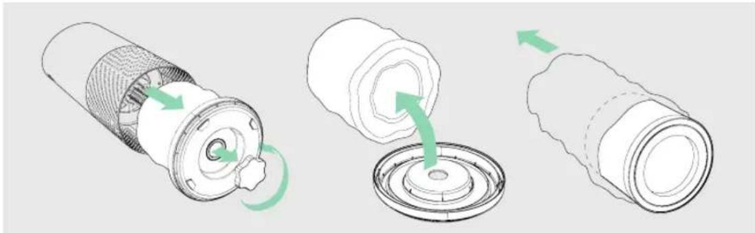 LEITZ TruSens Z3000 - Plastikinio maišelio nuémimas nuo filtró - 1