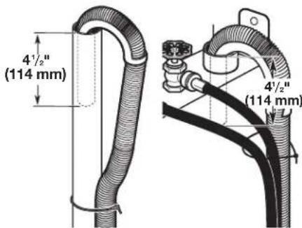MAYTAG MHN33PD - Ajuste de la manguera de desagüe - 2
