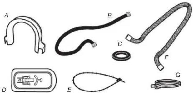 MAYTAG MHN33PD - Parts supplied: - 1