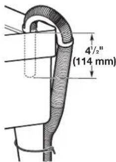 MAYTAG MHN33PD - Immobilisation du tuyau de vidange - 1