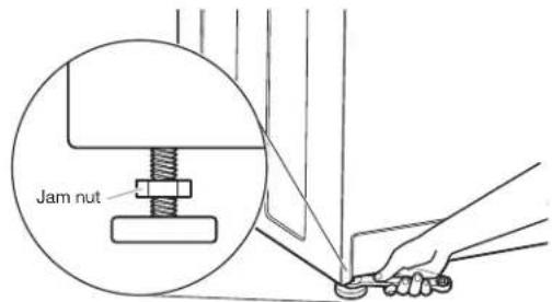 MAYTAG MHN33PD - Nivelación de la lavadora - 2