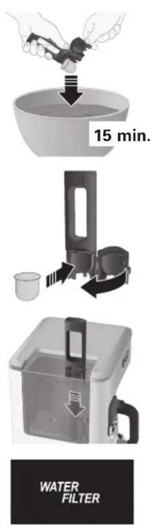 WOLF WGCM100S - INSTALLING THE WATER FILTER - 1