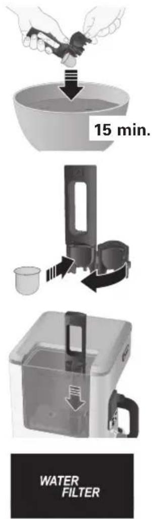 WOLF WGCM100S - INSTALLER LE FILTRÉ À EAU - 1