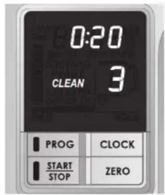 WOLF WGCM100S - USING THE CLEAN FUNCTION - 1