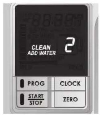 WOLF WGCM100S - USING THE CLEAN FUNCTION - 2