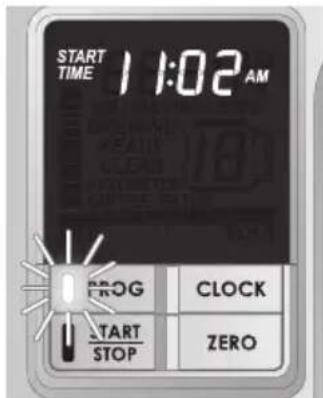 WOLF WGCM100S - USING THE PROGRAM START TIME FUNCTION - 1