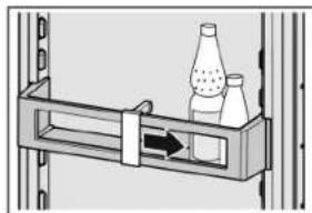 LIEBHERR HC 1050B - Use the bottle holder - 1
