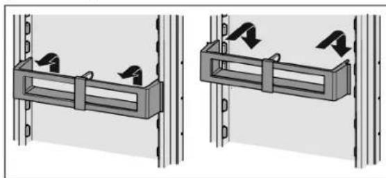 LIEBHERR HC 1050B - Repositioning the door racks - 1
