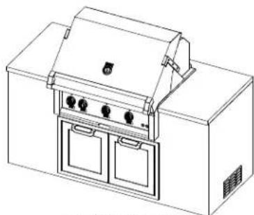 Hestan GMBR42NGRD - DIMENSIONS EN CAS D'ENCASTREMENT: - 2