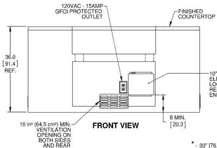Hestan GMBR42NGRD - BUILT-IN DIMENSIONS: - 7