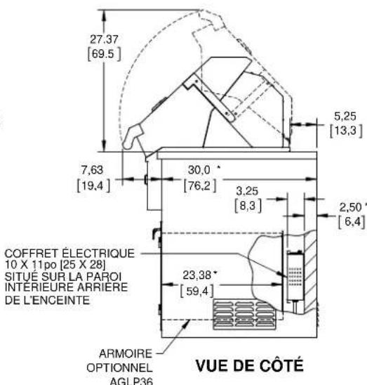 Hestan GMBR36LPGG - DIMENSIONS EN CAS D'ENCASTREMENT: - 3