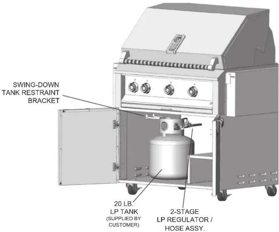 Hestan Aspire EMBR36NGBU - LPTANKRESTRAINT - 1