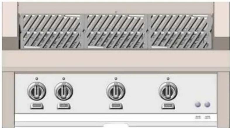 Hestan GMBR42NGGG - CONTROL KNOB LAYOUT - 1