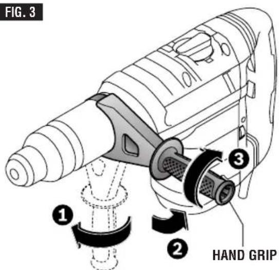 BOSCH RH745 - AUXILIARY HANDLE - 1