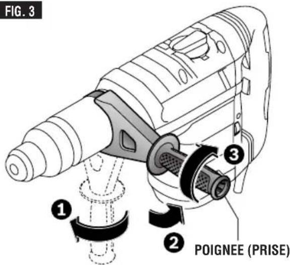 BOSCH RH745 - POIGNEE AUXILIAIRE - 1