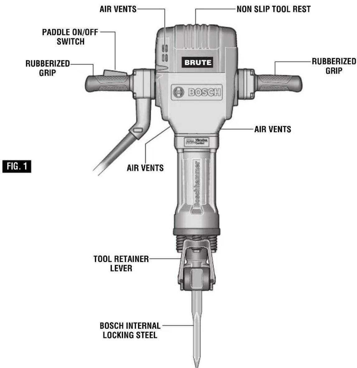 BOSCH BH2760VC - WARNING - 1