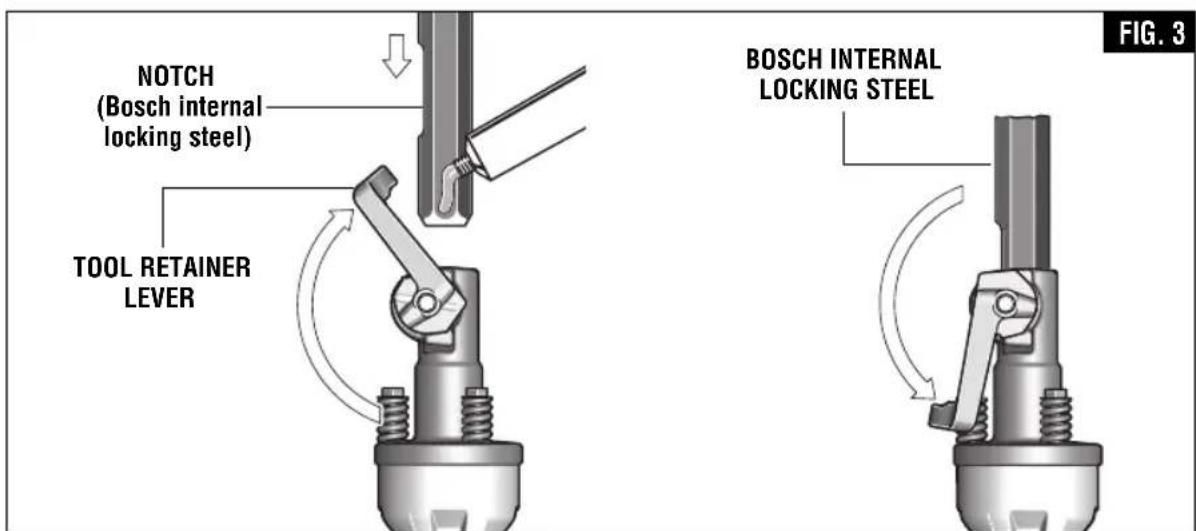 BOSCH BH2760VC - REMOVING ACCESSORIES - 2