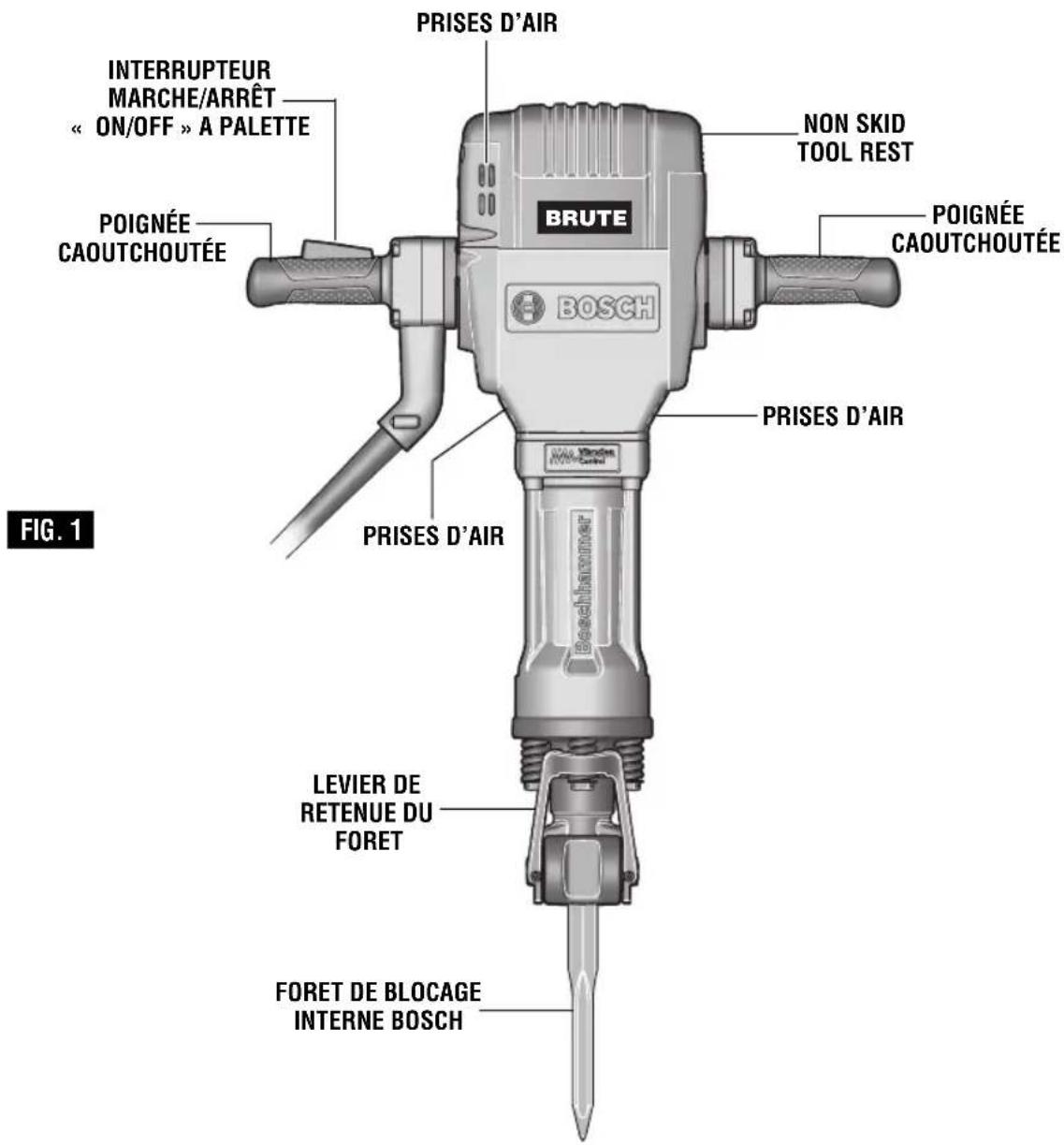 BOSCH BH2760VC - A VERTISSEMENT - 1