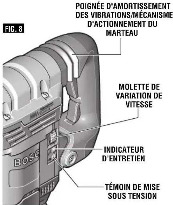 BOSCH 11321EVS - TÉMOIN DE MISE SOUS TENSION - 2