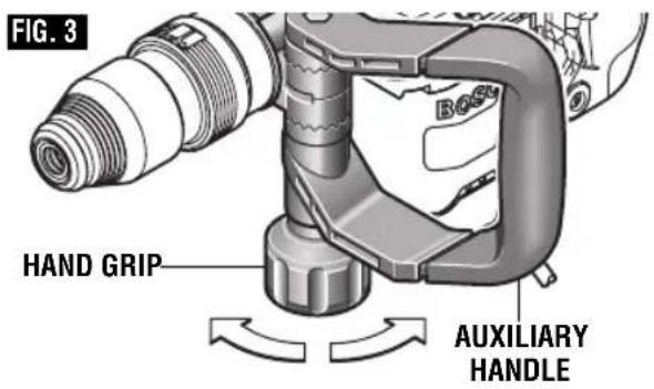 BOSCH 11321EVS - AUXILIARY HANDLE - 1