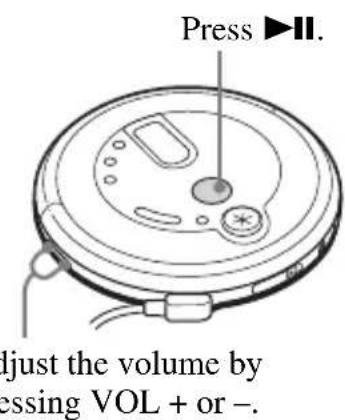 SONY Discman DNE718CK - Play a CD. - 1