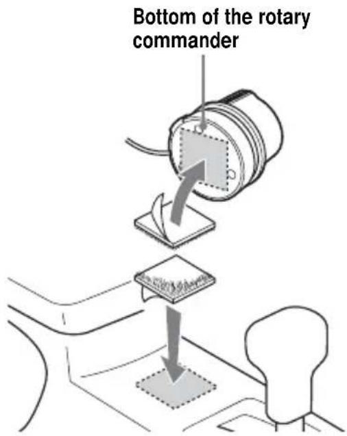SONY Discman DNE718CK - Mounting the rotary commander - 3