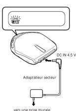 SONY Discman DM805 - Utilisation d'une batterie rechargeable - 3