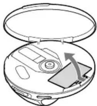 SONY Discman DNS707F - Préparation de la source d'alimentation (piles sèches) - 2