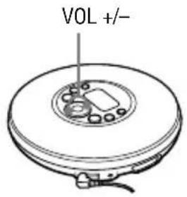 SONY Discman DNF420 - Ajuste el volumen pulsando VOL + / - - 1