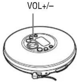SONY Discman DNF420 - Reglez le volume en appuyant sur les touches VOL +/-. - 1