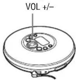 SONY Discman DNF420 - Ajuste o volume premindo VOL + / - - 1