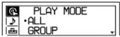 SONY Discman DNF420 - Prima DISPLAY/MENU até que o écrã do menu serapresentado. - 1