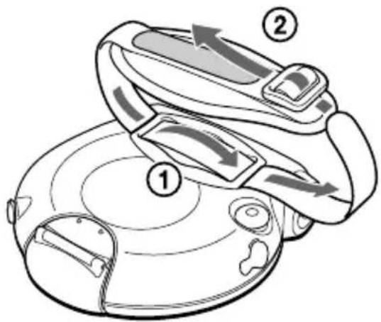 SONY Discman DSJ301 - Utilisation de la sangle - 1