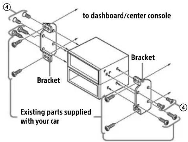 SONY CDXG3205UV - Mounting the unit in a Japanese car - 2