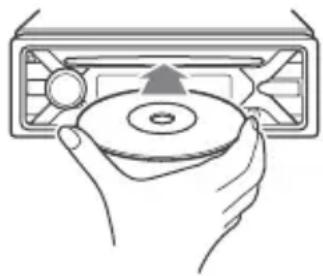 SONY CDXG3205UV - Insert the disc (label side up). - 1