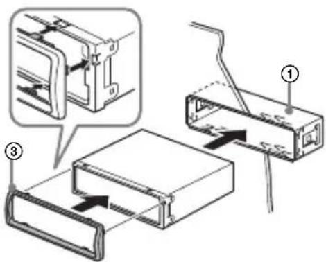 SONY CDXG3205UV - Installation de l'appareil dans le tableau de bord - 2