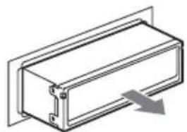 SONY CDXGT10W - Remove the unit. - 3