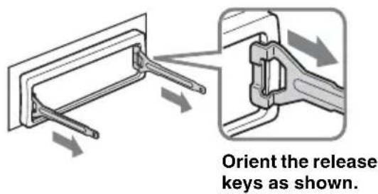 SONY CDXGT10W - Remove the protection collar. - 1