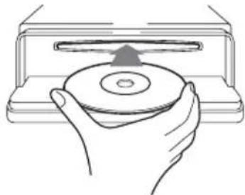 SONY CDXGT400 - Insertion du disque dans le lecteur - 1