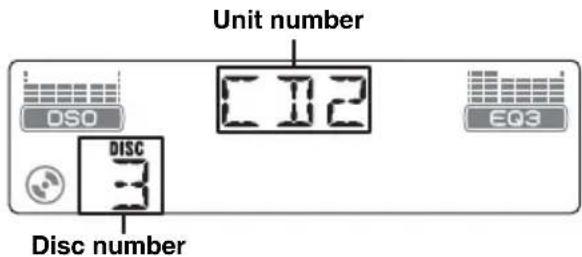 SONY CDXGT400 - Selecting the changer - 1