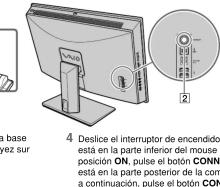 SONY Vaio VGCLV110N - Préparation du clavier et de la souris sans fil - 2