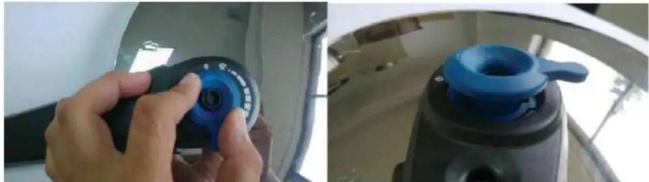 Orbegozo HP 6006 - Retirer la valve de dépressurisation - 1